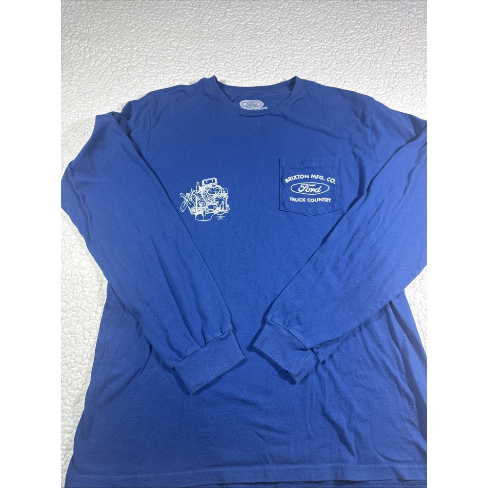 Brixton Ford Truck Country Men's Medium Long Sleeve Pocket T-Shirt